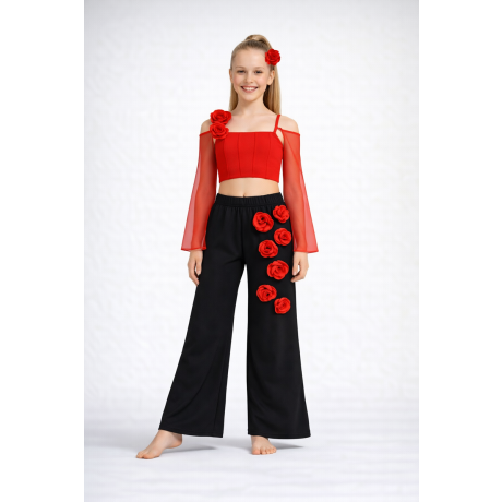 Strój taneczny Red ROSES